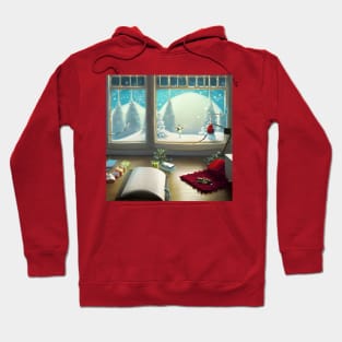 Christmas Vibes of Snowing Winter New Year Arriving Knitting Love and Blessed New Year Hoodie